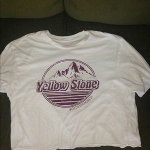 Cropped Yellowstone shirt